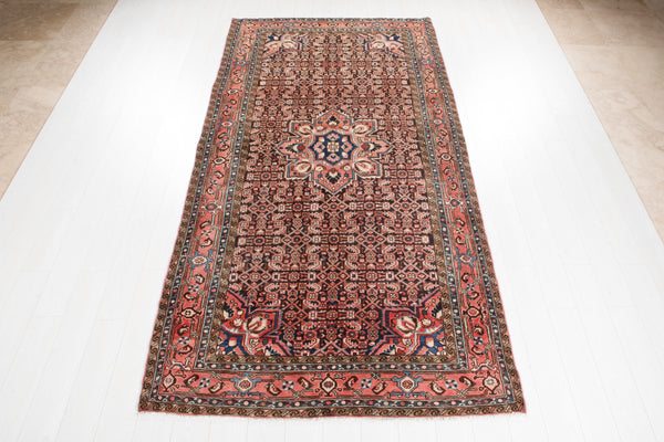 10' 6" x 5' 2" Excellent Hand-Knotted Antique Collectible Tribal Area Rug - Yasi & Fara 