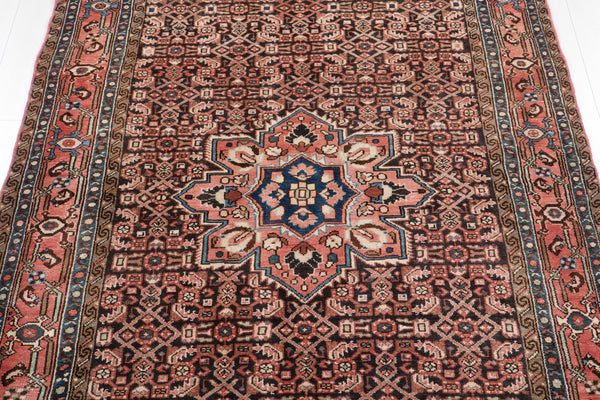 10' 6" x 5' 2" Excellent Hand-Knotted Antique Collectible Tribal Area Rug - Yasi & Fara 