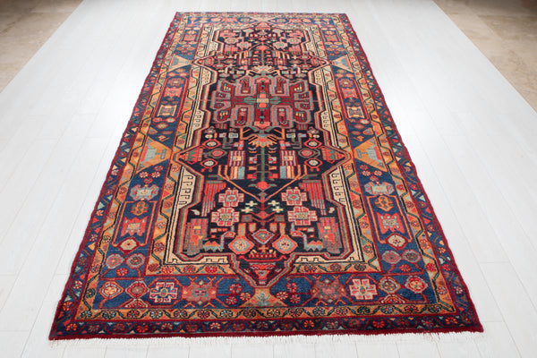 10' 7" x 5' 2" Excellent Hand-Knotted Antique Collectible Tribal Rug - Yasi & Fara 