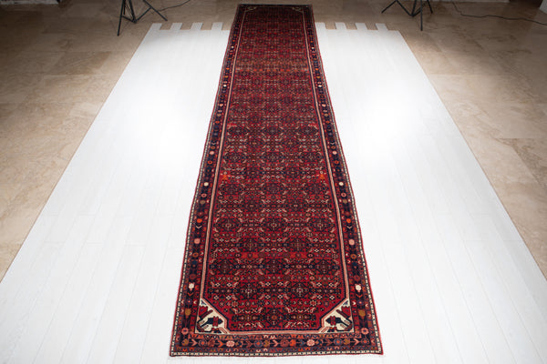 17' 9" x 3' 10" Excellent Hand-Knotted Antique Collectible Tribal Runner Rug - Yasi & Fara 