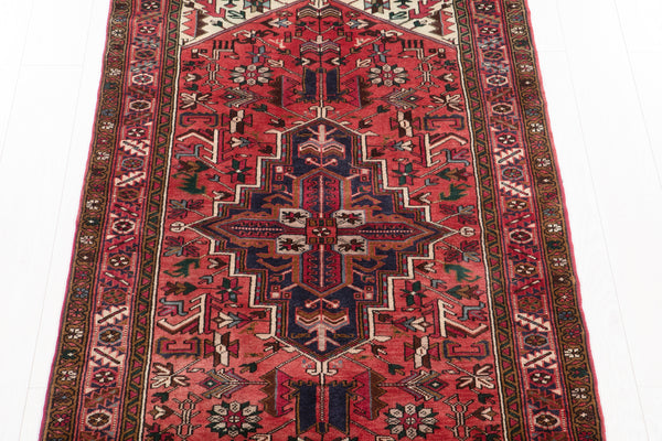 7' x 3' 5" Excellent Hand-Knotted Vintage Collectible Tribal Rug - Yasi & Fara 