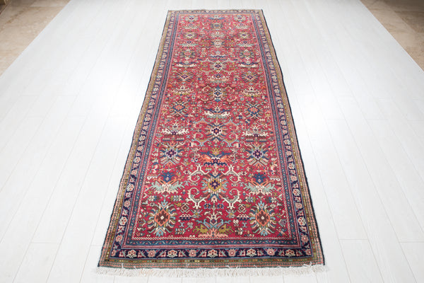 9' 10" x 3' 5" Excellent Hand-Knotted Antique Collectible Runner Rug - Yasi & Fara 