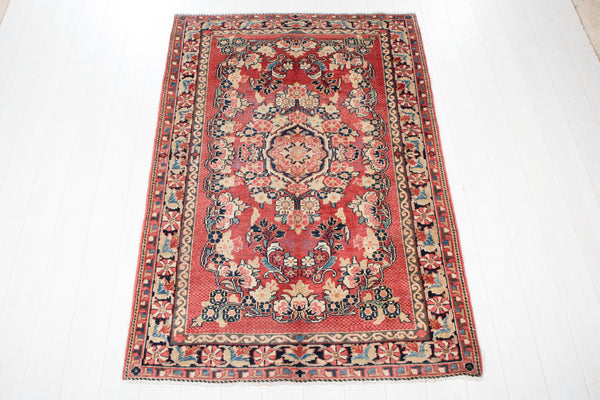 6' 5" x 4' 4" Excellent Hand-Knotted Antique Tribal Rug - Yasi & Fara 