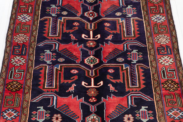 6' 6" x 4' 1" Excellent Hand-Knotted Vintage Tribal Rug - Yasi & Fara 