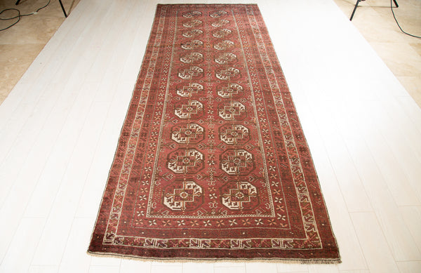 9' 10" x 3' 11" Excellent Hand-Knotted Collectible Antique Runner Rug - Yasi & Fara 