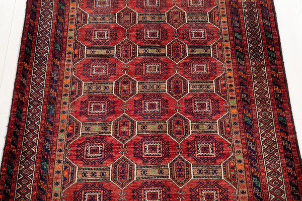 6' 3" x 3' 8" Excellent Hand-Knotted Fine Collectible Vintage Tribal Rug - Yasi & Fara 