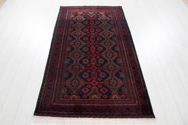 6' x 3' 5" Excellent Hand-Knotted Vintage Fine Tribal Rug - Yasi & Fara 