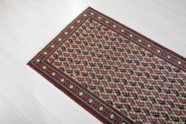5' 8" x 3' 1" Excellent Hand-Knotted Vintage Fine Tribal Rug - Yasi & Fara 