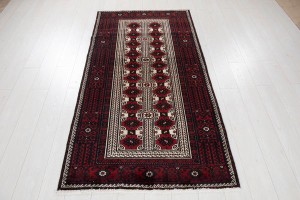6' 5" x 3' 4" Excellent Hand-Knotted Vintage Fine Tribal Rug - Yasi & Fara 