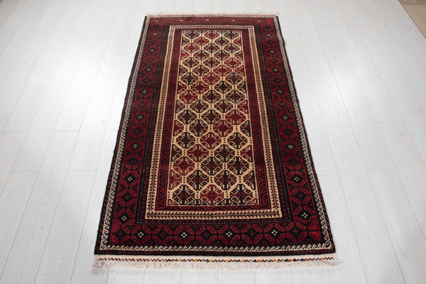 5' 9" x 3' 3" Excellent Hand-Knotted Vintage Fine Tribal Rug - Yasi & Fara 