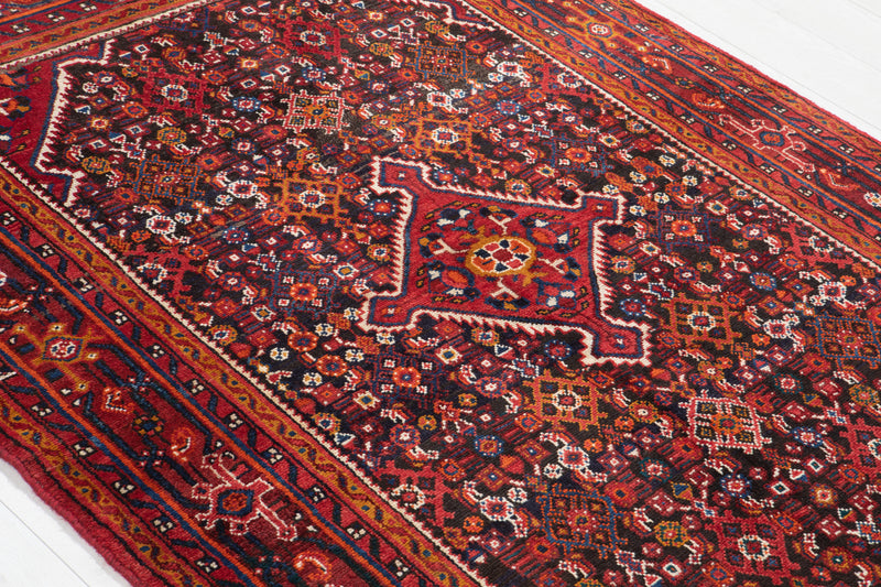 6' 4" x 4' 7" Excellent Hand-Knotted Vintage Tribal Rug - Yasi & Fara 