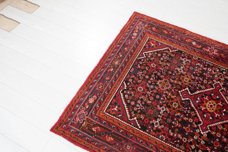 6' 4" x 4' 7" Excellent Hand-Knotted Vintage Tribal Rug - Yasi & Fara 