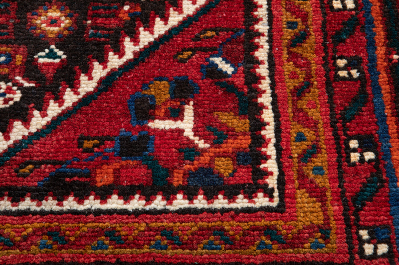 6' 4" x 4' 7" Excellent Hand-Knotted Vintage Tribal Rug - Yasi & Fara 