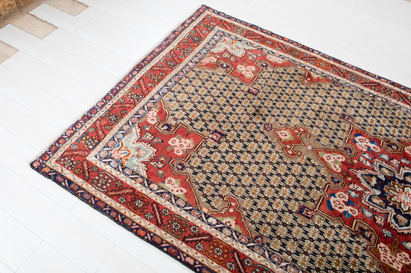 9' 9" x 5' Excellent Hand-Knotted Collectible Soft Tribal Rug - Yasi & Fara 