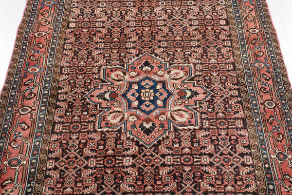 10' 6" x 5' 2" Excellent Hand-Knotted Antique Collectible Tribal Area Rug - Yasi & Fara 