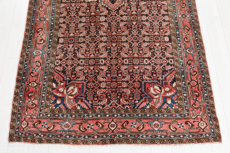 10' 6" x 5' 2" Excellent Hand-Knotted Antique Collectible Tribal Area Rug - Yasi & Fara 