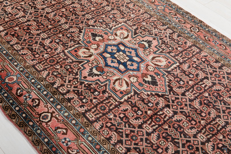 10' 6" x 5' 2" Excellent Hand-Knotted Antique Collectible Tribal Area Rug - Yasi & Fara 