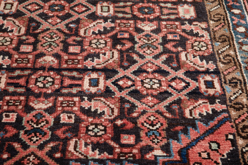10' 6" x 5' 2" Excellent Hand-Knotted Antique Collectible Tribal Area Rug - Yasi & Fara 