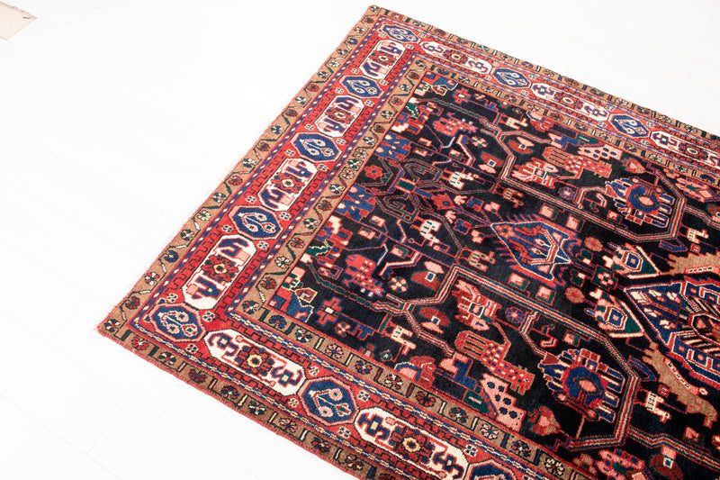 10' x 4' 7" Excellent Hand-Knotted Vintage Collectible Tribal Rug - Yasi & Fara 