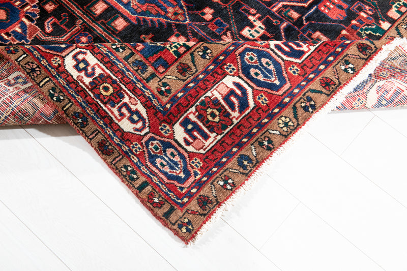 10' x 4' 7" Excellent Hand-Knotted Vintage Collectible Tribal Rug - Yasi & Fara 