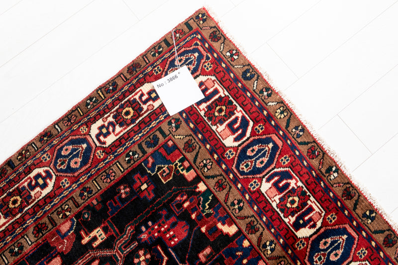 10' x 4' 7" Excellent Hand-Knotted Vintage Collectible Tribal Rug - Yasi & Fara 