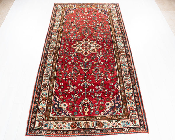 10' 5" x 5' Excellent Hand-Knotted Vintage Collectible Tribal Rug - Yasi & Fara 