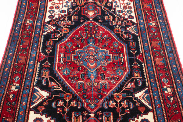9' 7" x 5' 1" Excellent Hand-Knotted Antique Collectible Tribal Rug - Yasi & Fara 