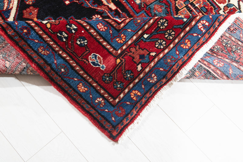 9' 7" x 5' 1" Excellent Hand-Knotted Antique Collectible Tribal Rug - Yasi & Fara 