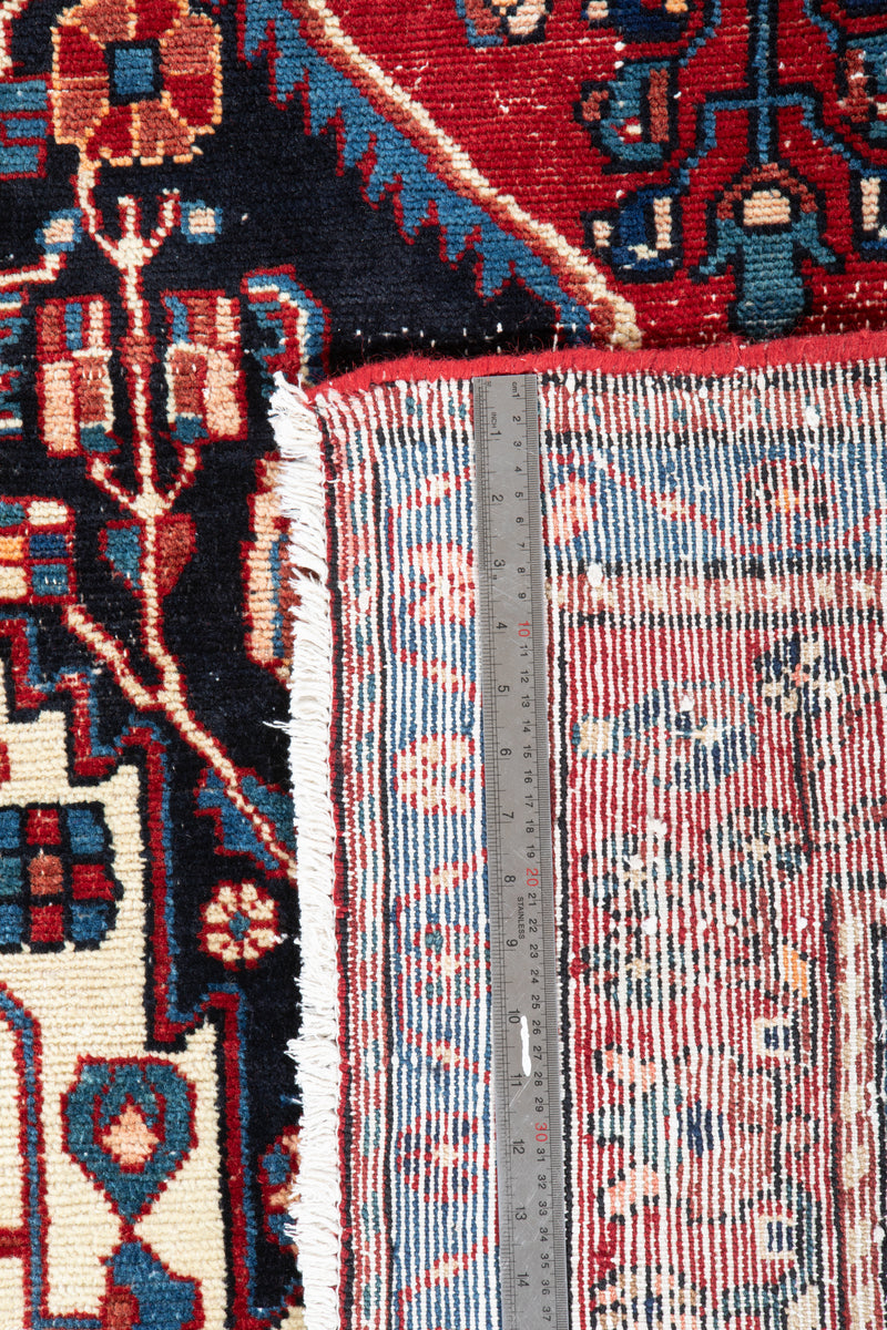 9' 7" x 5' 1" Excellent Hand-Knotted Antique Collectible Tribal Rug - Yasi & Fara 