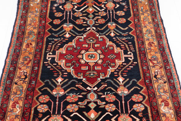 9' 5" x 4' 7" Excellent Hand-Knotted Vintage Collectible Tribal Rug - Yasi & Fara 