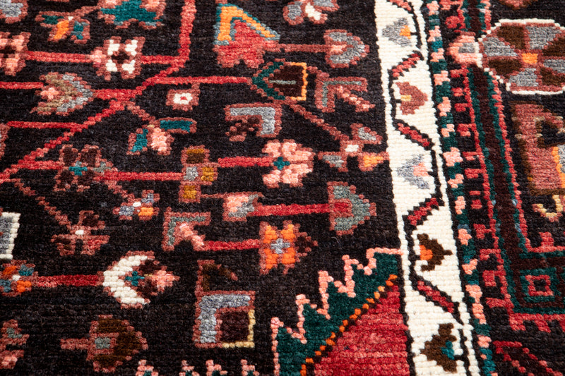 9' 7" x 5' 4" Excellent Hand-Knotted Collectible Vintage Tribal Rug - Yasi & Fara 