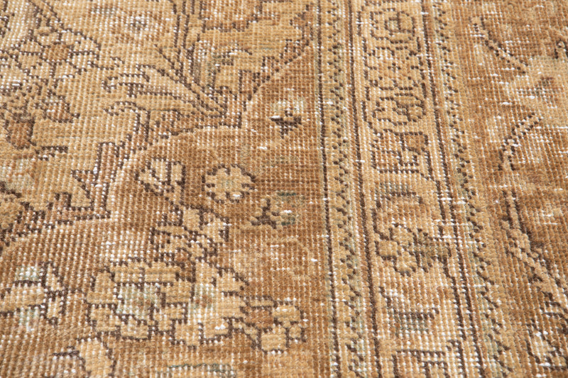 11' 5" x 7' 10" Excellent Hand-Knotted Antique Faded Large Area Rug - Yasi & Fara 