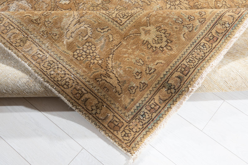 11' 5" x 7' 10" Excellent Hand-Knotted Antique Faded Large Area Rug - Yasi & Fara 