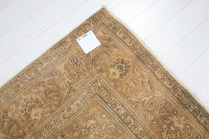 11' 5" x 7' 10" Excellent Hand-Knotted Antique Faded Large Area Rug - Yasi & Fara 