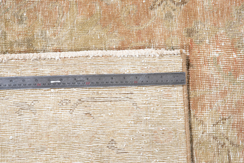 10' 6" x 7' 3" Excellent Hand-Knotted Antique Neutral Area Rug - Yasi & Fara 