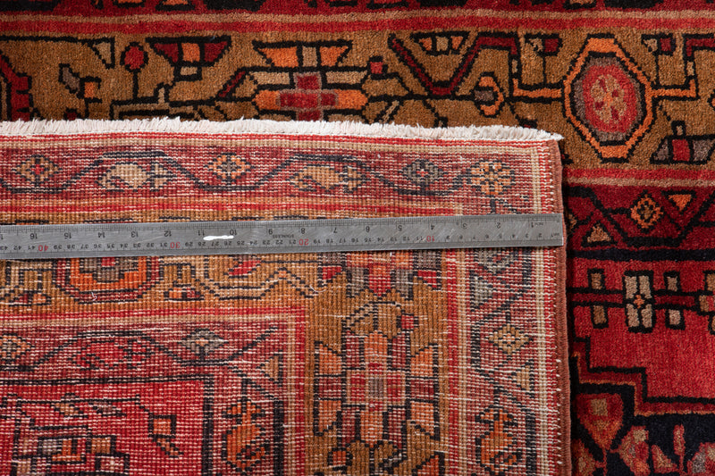 13' 6" x 3' 7" Excellent Hand-Knotted Antique Tribal Runner Rug - Yasi & Fara 