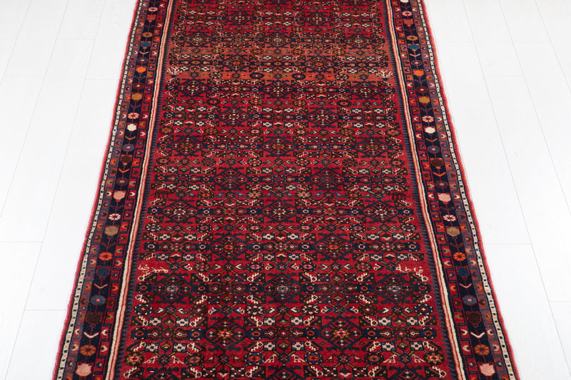 17' 9" x 3' 10" Excellent Hand-Knotted Antique Collectible Tribal Runner Rug - Yasi & Fara 