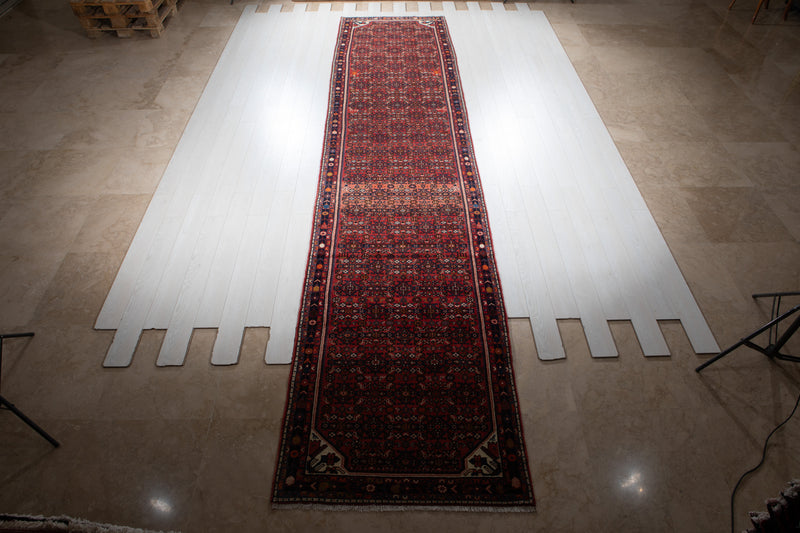 17' 9" x 3' 10" Excellent Hand-Knotted Antique Collectible Tribal Runner Rug - Yasi & Fara 