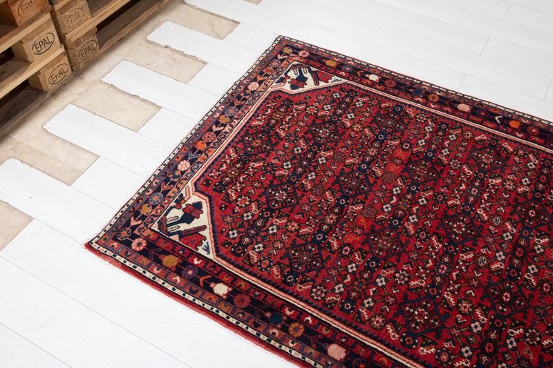 17' 9" x 3' 10" Excellent Hand-Knotted Antique Collectible Tribal Runner Rug - Yasi & Fara 