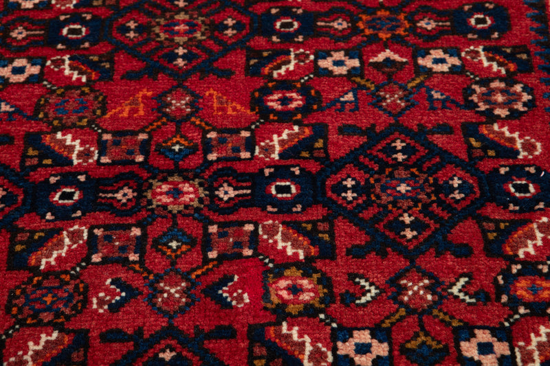 17' 9" x 3' 10" Excellent Hand-Knotted Antique Collectible Tribal Runner Rug - Yasi & Fara 