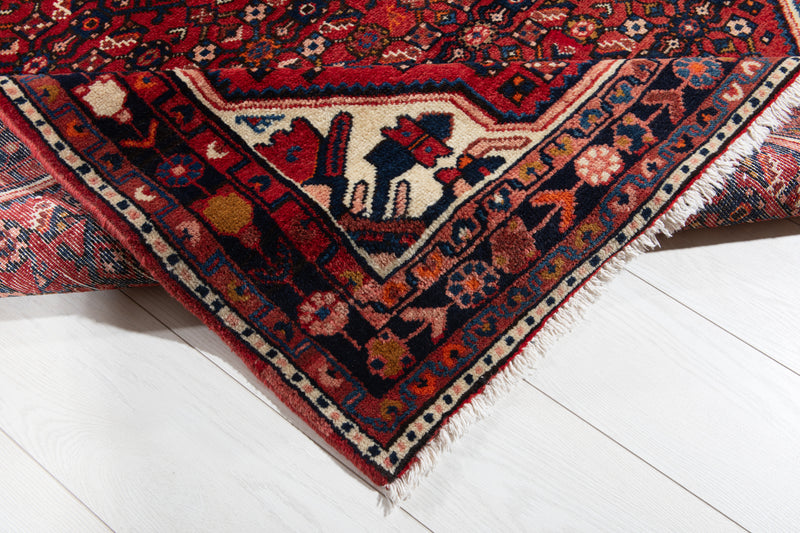 17' 9" x 3' 10" Excellent Hand-Knotted Antique Collectible Tribal Runner Rug - Yasi & Fara 