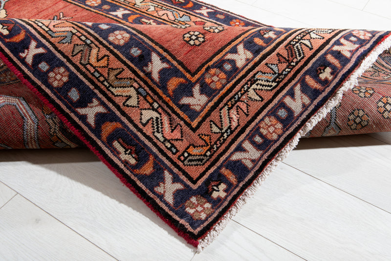 12' 8" x 3' 3" Excellent Hand-Knotted Vintage Collectible Tribal Runner Rug - Yasi & Fara 