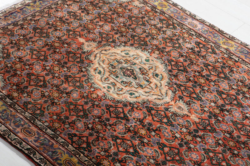 4' 10" x 3' 11" Excellent Hand-Knotted Antique Collectible Tribal Rug - Yasi & Fara 