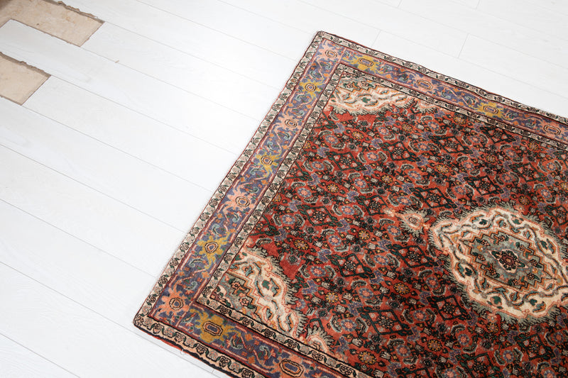 4' 10" x 3' 11" Excellent Hand-Knotted Antique Collectible Tribal Rug - Yasi & Fara 