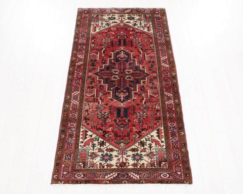 7' x 3' 5" Excellent Hand-Knotted Vintage Collectible Tribal Rug - Yasi & Fara 