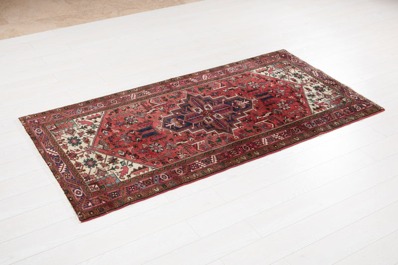 7' x 3' 5" Excellent Hand-Knotted Vintage Collectible Tribal Rug - Yasi & Fara 