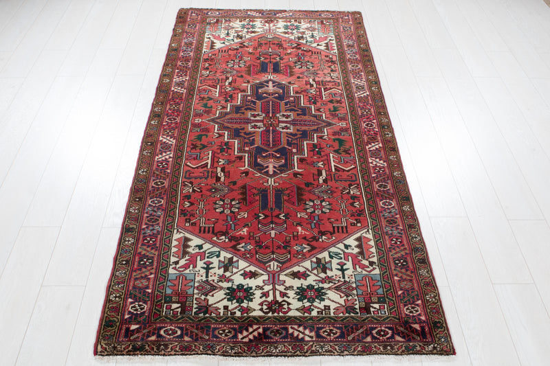 7' x 3' 5" Excellent Hand-Knotted Vintage Collectible Tribal Rug - Yasi & Fara 
