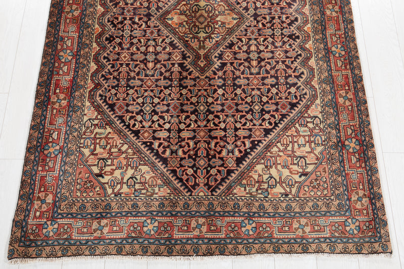 6' 11" x 4' 4" Excellent Hand-Knotted Antique Collectible Tribal Rug - Yasi & Fara 