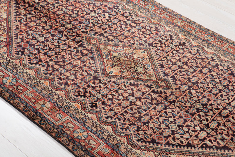 6' 11" x 4' 4" Excellent Hand-Knotted Antique Collectible Tribal Rug - Yasi & Fara 