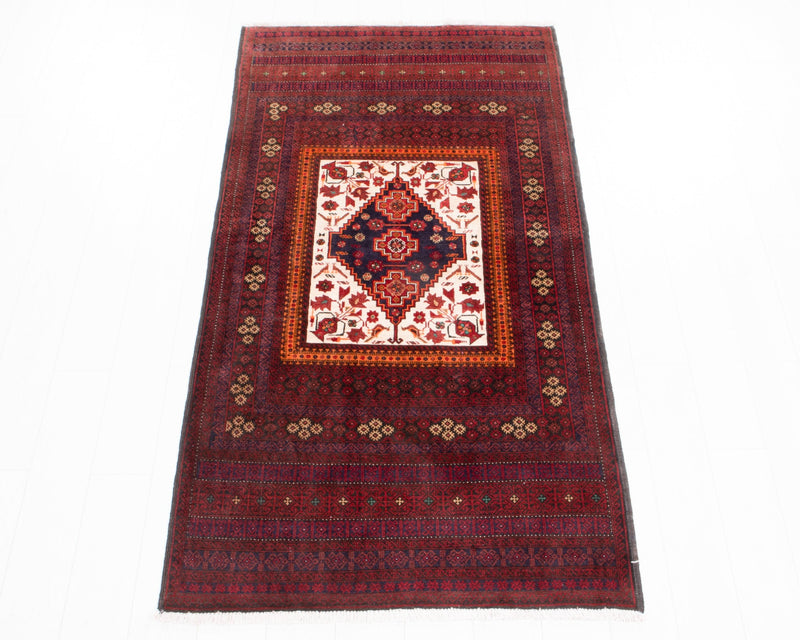 6' 7" x 3' 4" Excellent Hand-Knotted Fine Baluch Tribal Rug - Yasi & Fara 